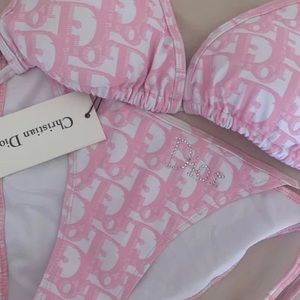 Pink Dior bikini